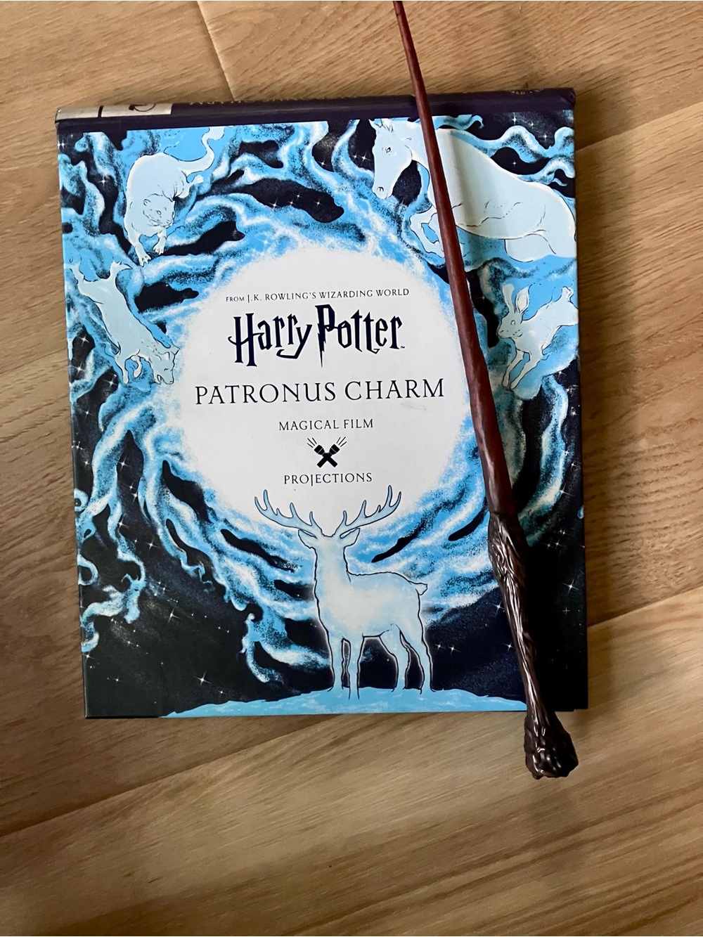 Harry Potter Patronus Charm Magical Film Book with Wand